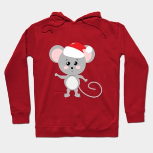 Funny christmas mouse Hoodie